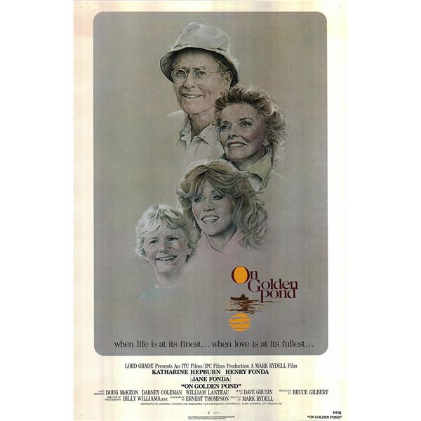 On Golden Pond 1981 original vintage movie poster