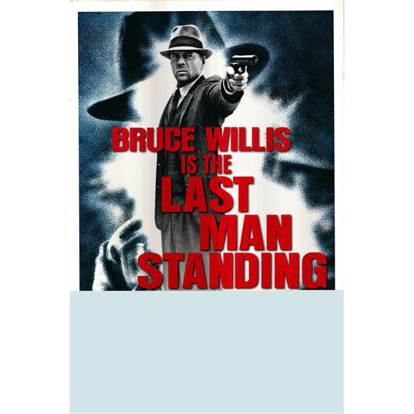 Last Man Standing (Bruce Willis) 1996 original advance one sheet movie poster