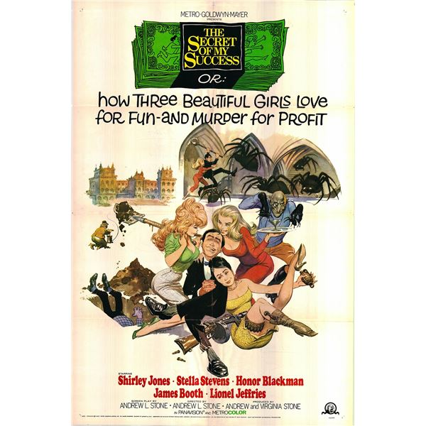 The Secret of my Success original 1965 vintage one sheet movie poster