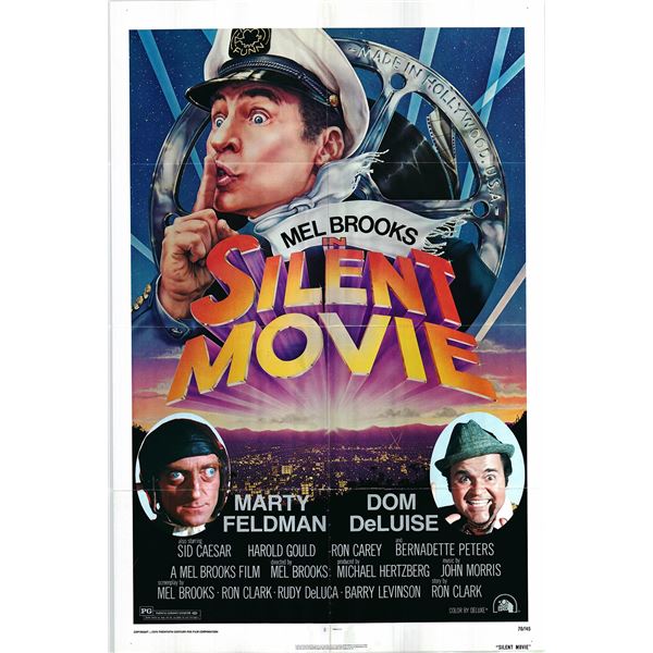 Silent Movie original 1976 vintage one sheet movie poster