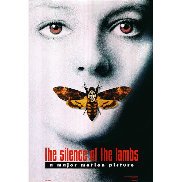 The Silence of the Lambs original 1991 vintage one sheet movie poster