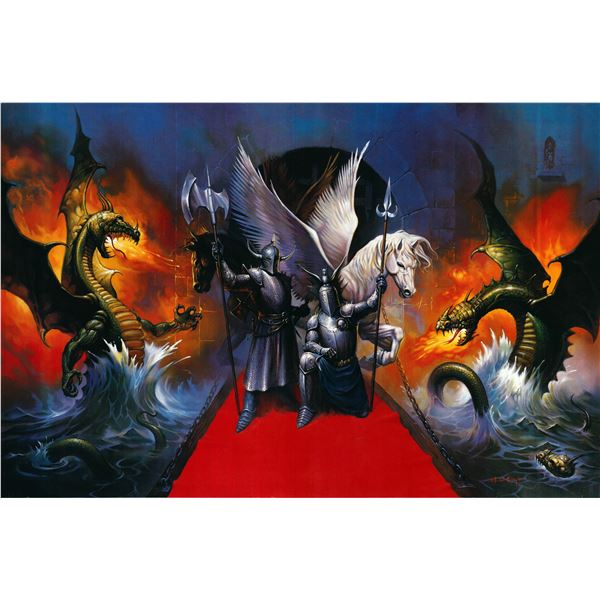 Kingdom of the Knights 1989R original Ken Kelly movie poster