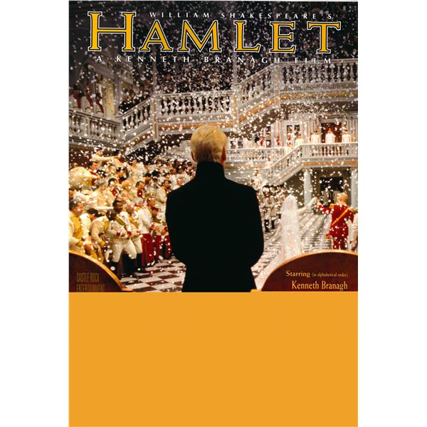Hamlet 1996 original advance sheet movie poster