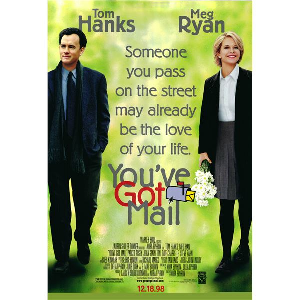 You've Got Mail 1998 original advance sheet movie poster