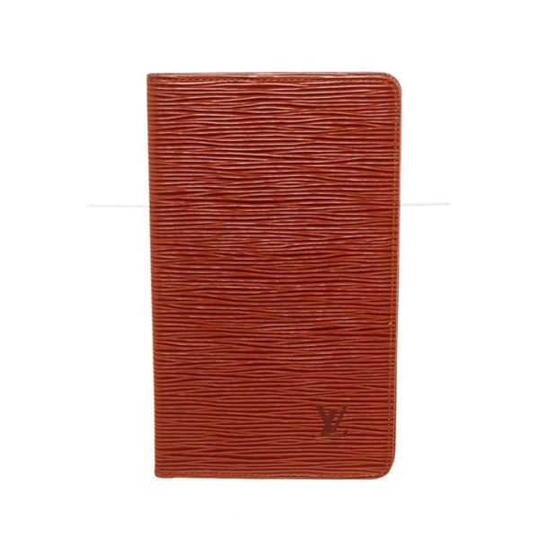 Louis Vuitton Red Epi Leather Long Card Wallet