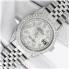 Image 2 : Rolex Mens Stainless Steel Mother Of Pearl Diamond Lugs Datejust Wristwatch With