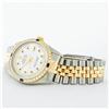 Image 5 : Rolex Mens 2 Tone Mother Of Pearl Diamond & Sapphire Datejust Wristwatch