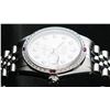 Image 2 : Rolex Mens Stainless Steel Gray Diamond & Ruby Oyster Perpetual Datejust Wristwa
