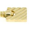 Image 5 : Authentic Cartier Men's 14K Yellow Gold Double Hinged Square Ribbed Cuff Links