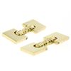 Image 6 : Authentic Cartier Men's 14K Yellow Gold Double Hinged Square Ribbed Cuff Links