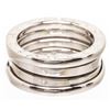 Image 1 : Bvlgari 18K White Gold B.zero1 Double Ring 48