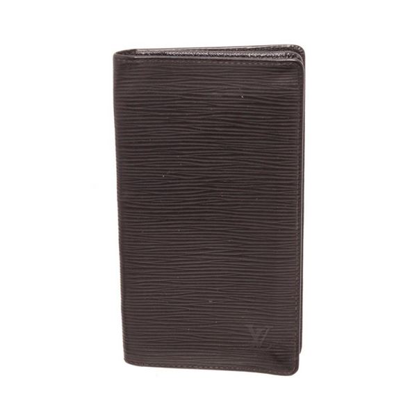 Louis Vuitton Black Epi Leather Brazza Wallet