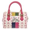 Image 1 : MCM Pink White Lion Boston Bag