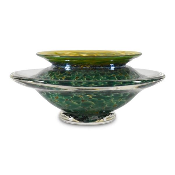 Large Ikebana Bowl by GartnerBlade Glass