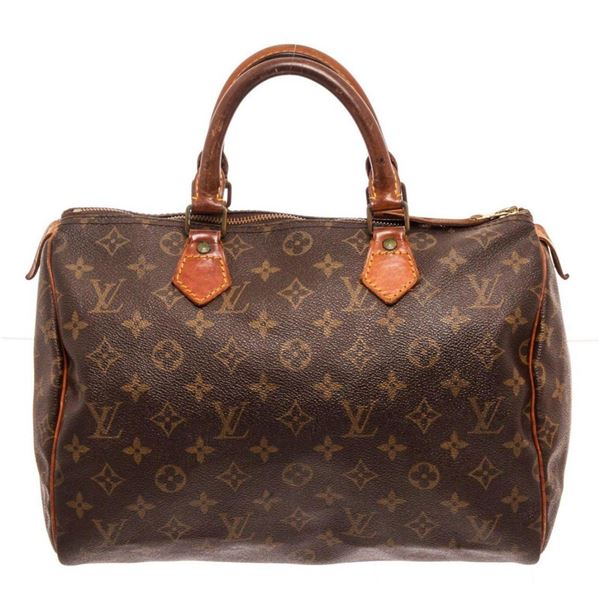 Louis Vuitton Brown Speedy 30cm Satchel Bag