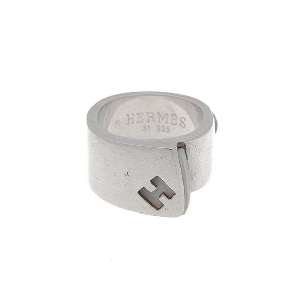 Hermes Silver Candy US 6 Ring