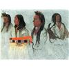 Image 1 : Four Indians by Albert Bierstadt