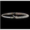 Image 2 : 14KT White Gold 1.63 ctw Diamond Bracelet