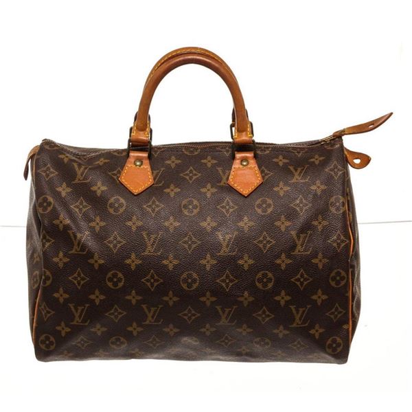 Louis Vuitton Brown Speedy 30cm Satchel Bag