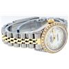 Image 4 : Rolex Ladies 2 Tone Quickset 18K MOP Diamond Lugs Datejust 26MM Wristwatch