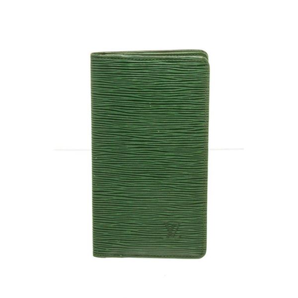Louis Vuitton Green Long Bifold Wallet