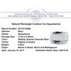 Image 2 : 6.90 ct.Natural Rectangle Cushion Cut Aquamarine