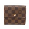 Image 1 : Louis Vuitton Brown Damier Ebene Elise Wallet