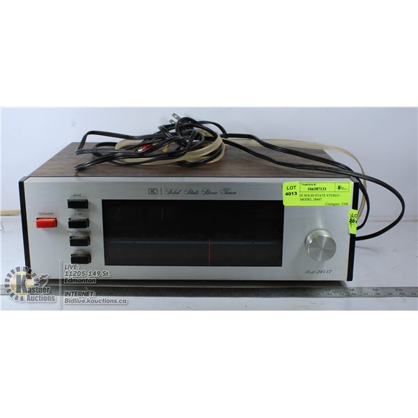 VINTAGE SOLID STATE STEREO TUNER MODEL 28447