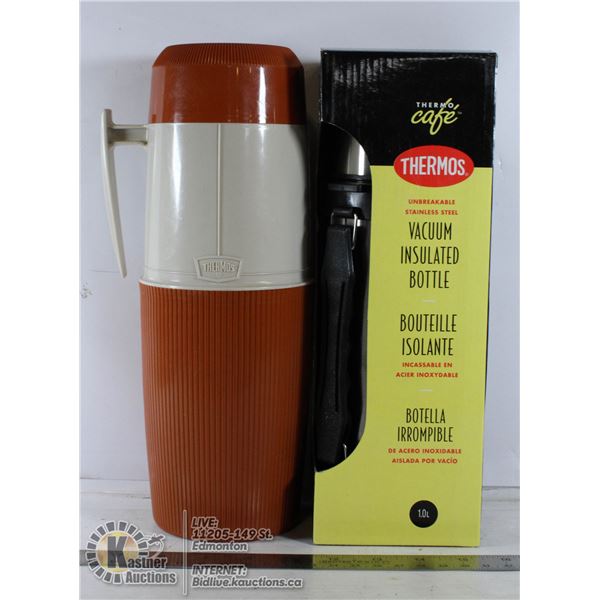 SET OF 2 THERMOS 1 SEALED