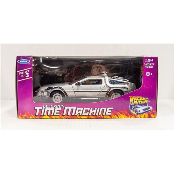 1:24 BACK TO THE FUTURE DELOREAN DIE CAST WELLY