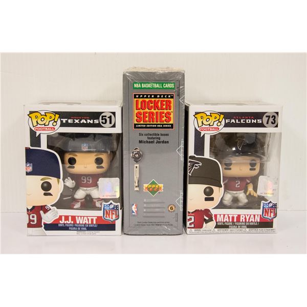 2 FUNKO POP FOOTBALL FIGURES LOT