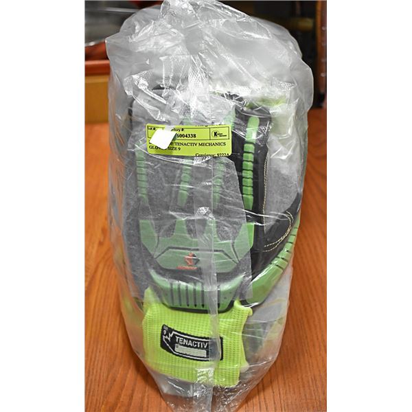BUNDLE OF TENACTIV MECHANICS GLOVES SIZE 9