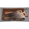 Image 1 : BOX OF HAND SAWS