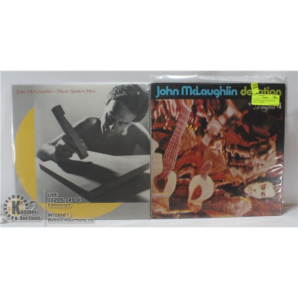 2 ESTATE RECORD COLLECTION VINYL LPS. JOHN