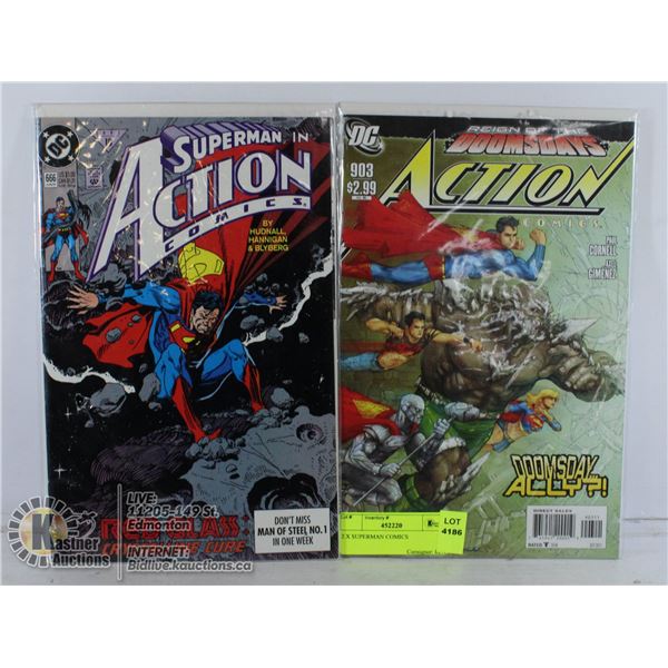 2 X SUPERMAN COMICS