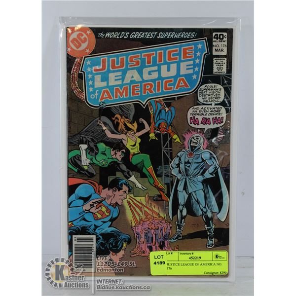 JUSTICE LEAGUE OF AMERICA NO. 176