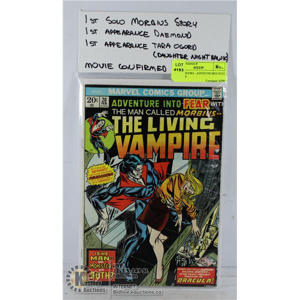 COMIC BOOKS - ADVENTRURES INTO FEAR #20