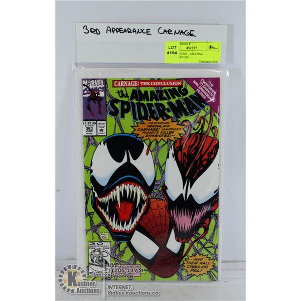 COMIC BOOKS - AMAZING SPIDERMAN 363