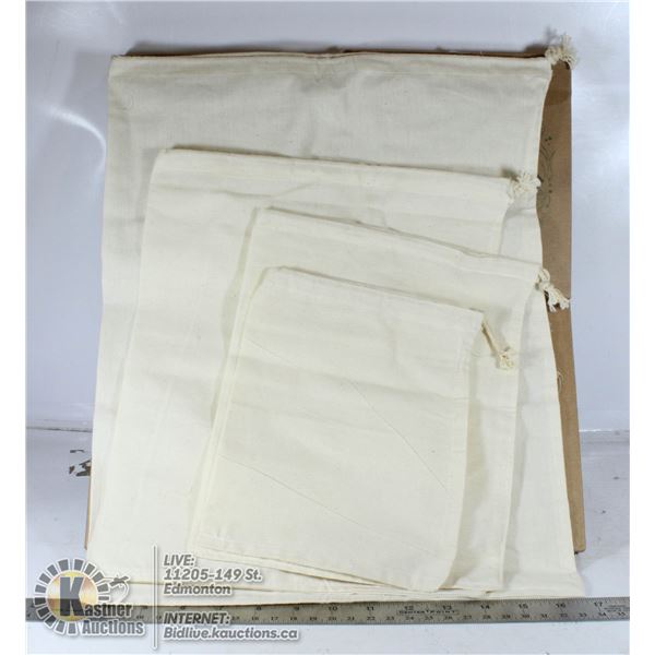 LOT OF 4 BUZZEE ORGANIC REUSABLE BAGS 3