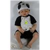 Image 1 : REALISTIC BABY DOLL IN PANDA OUTFIT