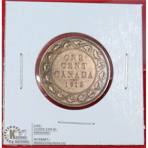 1912 GEORGE V CANADA LARGE CENT