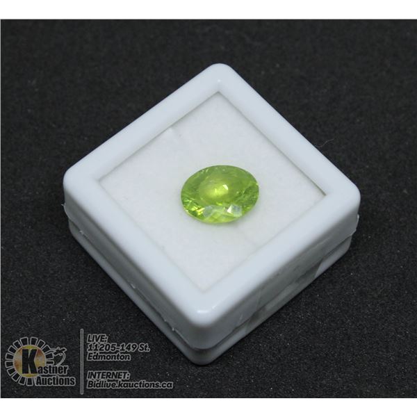 #65-GREEN PERIDOT GEMSTONES 3.25CT