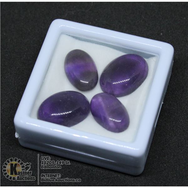 #37-AMETHYST GEMSTONES 37.25CT