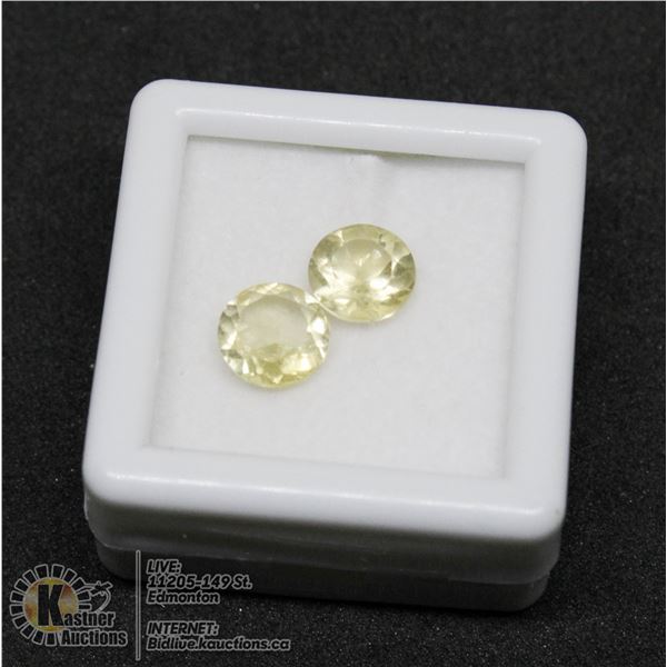#49-CITRINE GEMSTONES ROUND 2.15CT