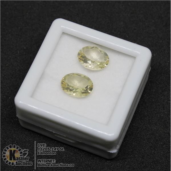 #53-CITRINE GEMSTONES OVAL 3.25CT