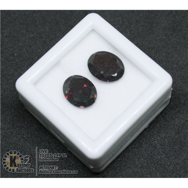 #107-DARK RED GARNET GEMSTONES 5.5CT