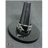 Image 1 : MENS TITANIUM ALLOY CUBIC ZIRCONIA BLACK