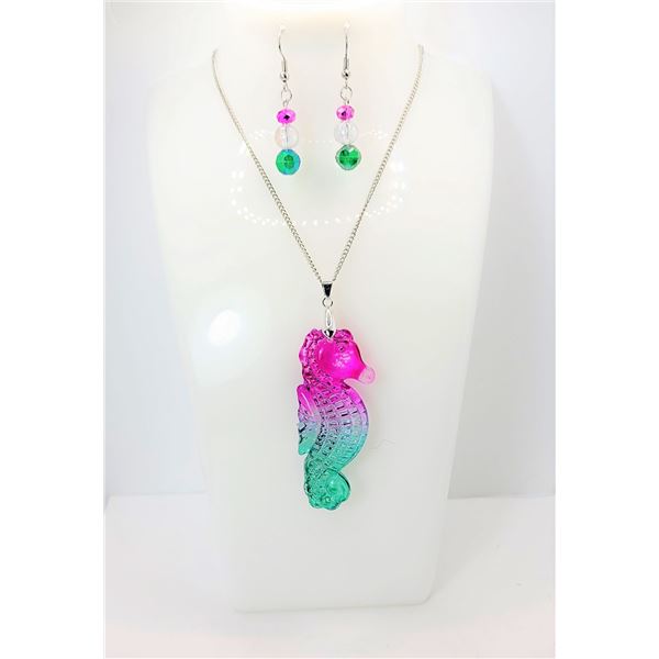 20)  RAINBOW COLORED TITANIUM CRYSTAL CARVED