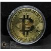 Image 1 : GOLD PLATED BITCOIN IN PROTECTIVE CASE