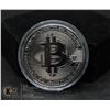 Image 1 : SILVER PLATED BITCOIN IN PROTECTIVE CASE